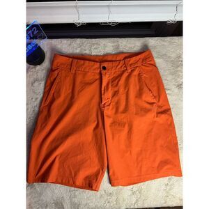 Lululemon Men's Commission Chino Shorts Orange Size 34 Casual Summer